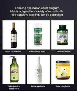 เครื่องติดฉลากอัตโนมัติสำหรับกระป๋องกลมเครื่องติดฉลากขวดกลมแบบกึ่งอัตโนมัติ - Product Image 3