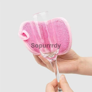 Lot de 5 <span class=keywords><strong>éponge</strong></span>s à vaisselle personnalisées avec logo, <span class=keywords><strong>éponge</strong></span>s de nettoyage multi-usages pour la cuisine, <span class=keywords><strong>éponge</strong></span>s en <span class=keywords><strong>microfibre</strong></span> non rayantes pour le nettoyage domestique de la vaisselle - Product Image 6