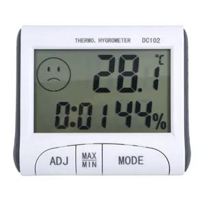 Digitale Temperatuur Vochtigheid Display Kamer Desktop Draadloze Thermometer Met Stand