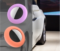 Nouvelle conception 2025 – Coque de protection en silicone souple anti-dommages pour Airtag Tracker, style mignon, 9 couleurs, petite taille, très vendue