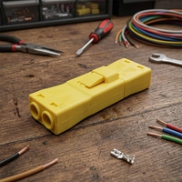 Connecteur rapide enfichable série 826, 2/3 pôles, 400V 6A, bornier à levier, une entrée une sortie/une entrée deux sorties, ENEC CE