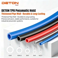 Tuyau d'air haute pression industriel DETON en TPU pour machine de découpe laser à fibre, raccords pneumatiques, pièces de rechange