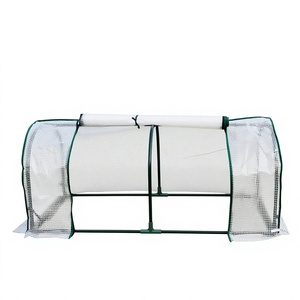 Serra da Giardino con Struttura <span class=keywords><strong>in</strong></span> Ferro, Casetta per Fiori, Giardino d'Inverno a Tunnel per Piante Grasse, Casetta Isolante Antipioggia per Piante - Product Image 1