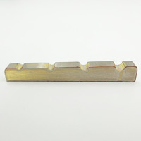 Nut Gitar Bass Elektrik 5 Senar, Tulang Sapi Asli Grosir Pabrik, Pre-Slotted Top Nut 45mm Kiri Kanan