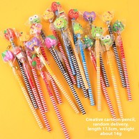 Lot de 40 crayons HB à motifs de dessins animés avec gomme – Papeterie créative et mignonne pour enfants, élèves du primaire et maternelle – Option cadeau en gros