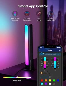 Barras de Luz LED Inteligentes RGBICWW WiFi, <span class=keywords><strong>Luces</strong></span> de Fondo para TV con Modos de Escena y Música para Juegos, Imágenes, PC, Decoración de Habitaciones - Product Image 4