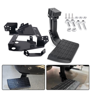 บันไดเหยียบท้ายรถยนต์ รุ่น 75328-01A สำหรับ Ford F150 ปี 2021-2023 วัสดุอลูมิเนียมอัลลอยด์ สำหรับติดตั้งเพิ่มเติม/อัพเกรด - Product Image 5