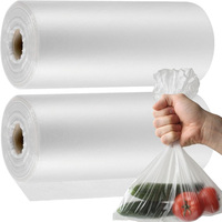 Heetverkopende wegwerp PE voedselverpakkingszakken, voedselveilige transparante plastic zakken voor groenten en fruit, duurzame wegwerp zakken voor het bewaren van vers voedsel