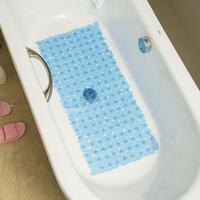 Tapis de douche d'angle moderne à bulles, en PVC, antidérapant, avec ventouses et trous de drainage, lavable en machine, pour usage domestique et hôtelier