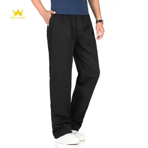 Pantaloni da Jogger con Logo personalizzato pantaloni da uomo in cotone in bianco pantaloni sportivi da ginnastica pantaloni Cargo con coulisse per uomo