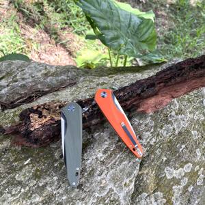 Navaja Plegable EDC para Exteriores con Hoja D2, Mango G10, Mecanizado CNC de Alta Precisión, Interruptor de Palanca de Dedo, Herramienta de Supervivencia Premium - Product Image 6