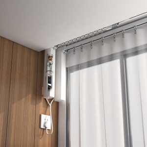 Rail de <span class=keywords><strong>rideau</strong></span> intelligent réglable, store enrouleur électrique moderne, moteur automatisé, maison intelligente, métal PE - Product Image 6