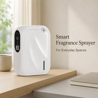 Diffuseur d'arômes portable, compact, élégant, extérieur blanc, commande par application Bluetooth, facile à nettoyer, pour hôtel, spa, bureau