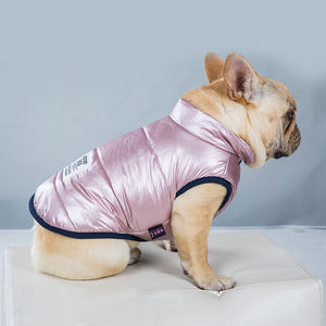Veste de luxe pour chien de haute qualité pour bouledogues anglais 2 couleurs pour toutes les saisons-Vêtements imprimés en polyester et coton - Product Image 4