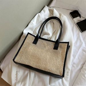 Bolsos de Mano de Rafia y Paja de Alta Calidad al por Mayor para Mujer, Bolsos de Playa para el Verano - Product Image 3