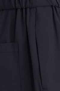 Top Quality Designer Brian Dales Navy Blue Bermuda Loose Fit <b>Elastic</b> <b>Waist</b> Bermuda <b>Shorts</b> for <b>Man</b> - Product Image 3