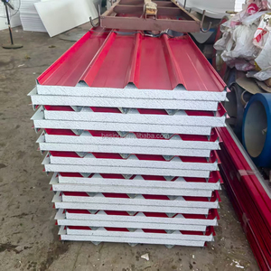 Panel Sándwich de Espuma <span class=keywords><strong>para</strong></span> Aislamiento de <span class=keywords><strong>Paredes</strong></span> y Techos, Panel Sándwich de Pared de Poliuretano Expandido (PU) - Product Image 1