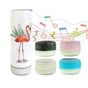 Wrehouse 20 Oz Outdoor Straight Display Usb Charging <b>Music</b> 20Oz Sublimation Tumbler With Speaker - Product Image 4