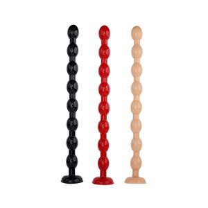 Plug Anale in Gomma Morbida da 50 cm con Perline, Anello per Orgasmo Vaginale e Clitorideo, Giocattolo Stimolatore per Adulti e Donne - Product Image 3