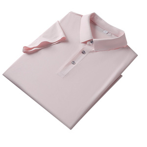 <b>White</b> Women's <b>Polo</b> Shirt Short Sleeve Moisture Wicking Workwear Daily Wear Solid Color Blended Synthetic Fabric KD1-21319 - Product Image 4