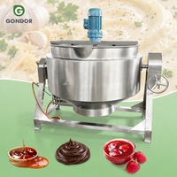 Marmite de cuisson industrielle sous vide pour sucre, 1000 L, 20 Lb, chauffée à la vapeur ou au gaz, en acier inoxydable, avec couvercle