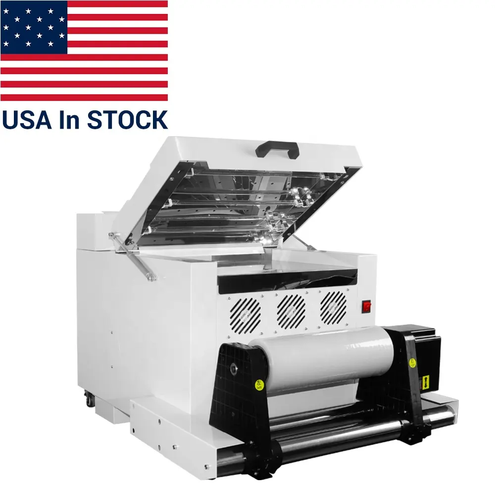 EE. UU. Almacén Envío gratis A3 DTF Máquina mezcladora y secadora de polvo Máquina de horno pequeño para impresora DTF