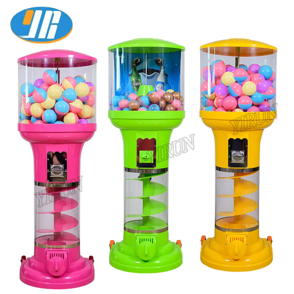 Commercial Coin Operated Gumball Machine Kids Candy Gacha Gashapon Ball Toys Gumball Games for Children
