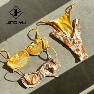 Maillots de bain professionnels OEM, vêtements de plage, maillots de bain en polyester recyclé de haute qualité, imprimés sur mesure, maillots de bain pour femmes - Product Image 1