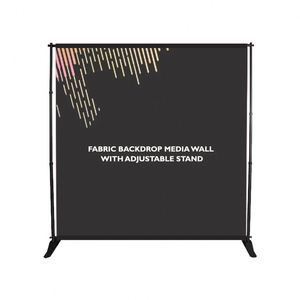Custom Heavy-Duty X 8 Ft Adjustable <b>Step</b>&Repeat Display Backdrop Banner Stand Pennant for Photography Parties Trade Shows - Product Image 2