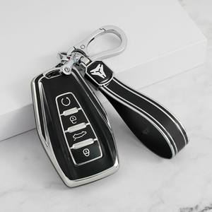 <span class=keywords><strong>Custodia</strong></span> Protettiva Morbida in TPU per Chiavi Auto GEELY GX3 <span class=keywords><strong>PRO</strong></span> COOL RAY Emgrand X7 Sport GT EC Proton 7 LC2 GC2 con Portachiavi - Product Image 2