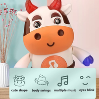 Vente flash - Jouets musicaux électroniques pour enfants, robots animaux lumineux LED chantants et dansants, cadeaux pour enfants