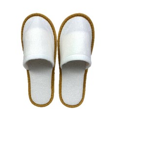 Chaussons d'hôtel jetables antidérapants à bout ouvert, couleur unie, pour adultes, usage intérieur, vente en gros, 1000 pièces par carton - Product Image 1