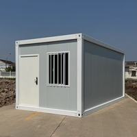 Maison conteneur habitable de 20 pieds, préfabriquée en acier et panneaux sandwich, pour appartements, hôtels et hôpitaux au Togo