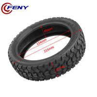Neumático de Repuesto Todoterreno de 8.5 Pulgadas FENY L-56 para Patinete Eléctrico, 50/75-6.1 para Mijia M365/M365 Pro 1S Antideslizante