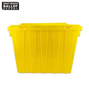 Hot Sale Collapsible Plastic Crates Stack Plastic Logistic Container High Quality Plastic Box With Lids Heavy Duty Milk Crates