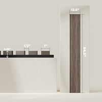Chine gros panneau acoustique à lattes en bois de noyer akoestische wandpanelen panneau à lattes insonorisant pour la décoration de bureau à domicile