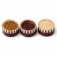 Tube en papier kraft écologique de qualité alimentaire personnalisé pour l'emballage de gâteaux, de desserts et de pâtisseries, boîte cylindrique en carton de luxe