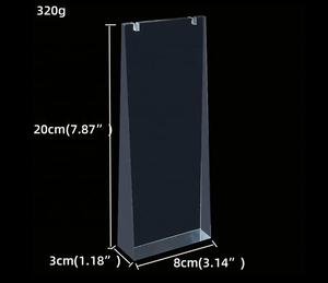 OEM изготовленный на заказ акриловый стеллаж для ожерелья изготовленный на заказ акриловый блок прозрачный Стенд для ювелирных изделий - Product Image 4