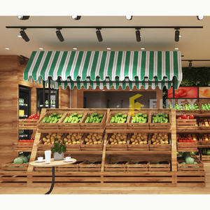 Diseño de decoración para interiores, diseño moderno personalizado para tienda de frutas y verduras - Product Image 1