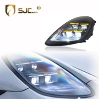 Ensamblaje de Piezas de Automóvil SJC 13-15 para Porsche Cayman 718 981, Actualización de Faros Delanteros a Estilo 2024, Sistema de Iluminación LED Matrix