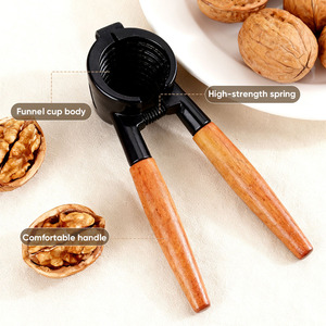 Pince à noix manuelle en alliage d'aluminium, forme entonnoir, double embout, pour noix, amandes et noix de cajou, outil de cuisine facile à nettoyer - Product Image 3