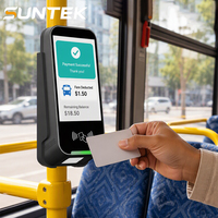 Terminal de paiement IP54 IK08 intégré, sans espèces, avec code QR, pour système de validation de billets de transport en libre-service