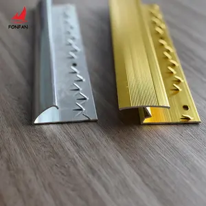 Carpet Gripper Strips Carpet Fixing Profiles Aluminium Edge Cover Metal Protective Decor Supplier