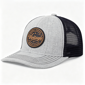 Custom Logo Embroidery Patch Adjustable Outdoor Fishing Hunting Breathable Cotton <b>Camo</b> Rope Mesh Back 5 Panel Trucker <b>Cap</b> - Product Image 1