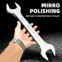 Juego de llaves dinamométricas de aleación de acero pulido con abrazadera de extremo abierto, portátiles, personalizables OEM, grado DIY, llaves métricas