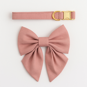 Trái Tim Thêu Phụ Nữ Con Chó <span class=keywords><strong>Bow</strong></span> Cổ Áo Với <span class=keywords><strong>Bow</strong></span> Tie Valentine Bowtie Cổ Áo Cho Con Chó Con Cô Gái Con Chó Hoặc Mèo Pet Dog Phụ Kiện - Product Image 4