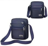 Modische Outdoor-Umhängetasche für Herren mit anpassbarem Logo aus strap azier fähigem Nylon mit Charakter muster