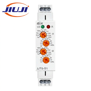 Relais temporisé multifonction JIUJI JJT8-S, minuterie à temporisation, prend en charge la configuration personnalisée par le <span class=keywords><strong>temps</strong></span> de base multiplié par le pourcentage - Product Image 1