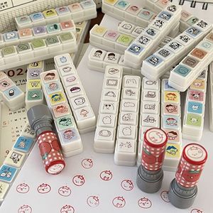 ชุดแสตมป์พลาสติกสไตล์ญี่ปุ่นน่ารัก สำหรับบันทึกและวางแผนชีวิต - Product Image 4