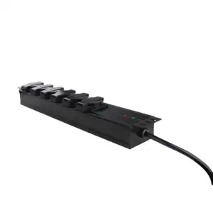 120V-275VAC 10kA 20kA 10A-16A T2 + T3 19 '' Filtro de gabinete com 6 tomadas CN Extension Plug Soquete PDU SPD Dispositivo de proteção contra surtos